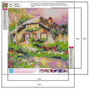 5D DIY Full Drill Diamond Painting House Rhinestone Mosaic Craft (B2268)
