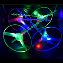 Outdoor Fairy Flying Saucer Bamboo Dragonfly Helicopters Toys w/Light (1pc)