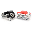 2Pcs Car Black Red Battery Terminals Metal Replacement Clamp ElectricConnecto!j