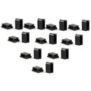40Pcs Car Wire Cord Cable Holder Tie Clips Fixer Drop Organizer Adhesive Clamp