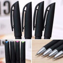 Black Ink Gel Pen Plastic Frosted School Writing Marker Office Supply Pens U3T2