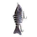 'Alive' Multi Jointed fishing Fish lures Bait Bass Crankbaits Tackle Popp  OXJ