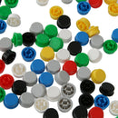 140pcs Round Button Caps Replace For 12x12x7.3mm Tactile Momentary Switches