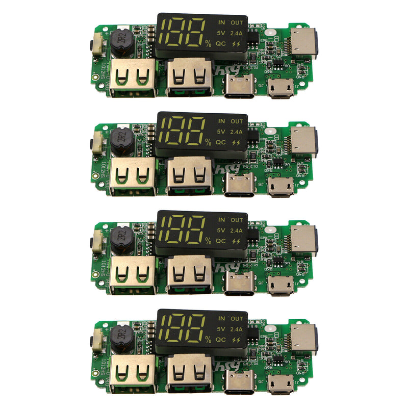 4pcs 5V 2.4A Charging Board Mobile Charger Module Double USB