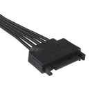 30CM SATA 15Pin Male to Female Power Cable HDD SSD Power Supply Ca Hn