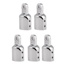 5Pcs Stainless Steel Pipe Eye End Cap Bimini Top Hardware