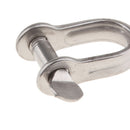 4/5/6mm D Ring Shackle Boat Anchor Shackle 304 Stainless Steel Chain Shackle