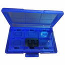 12-in-1 Plastic Protective Case Game Cards Storage Box for Switch - Blue V1M7