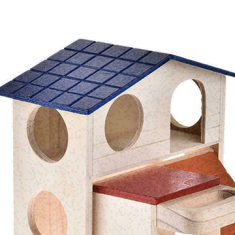 House Bed Cage Nest For Small Animal Pet Hamster Hedgehog Pig Castle! Guine N9Q9