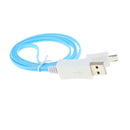 Fashion LED Light Micro USB Data Cable Charging Cord For Android  blue