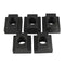1/2-inch Steel T-Slot Nut Black Oxide Plated Grade 8.8 Tapped Through 5pcs E4K5
