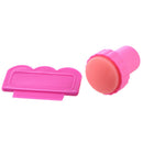 Nail Stamp Kit + Scraper Stamping pink N6L2