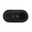 3Buttons Silicone Car Key Fob Cover Case Protector For Fiat 500 Vibration 1PC