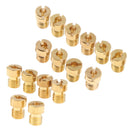 16x M5 Carburetor Main Jet Kit For Keihin PWK FCR OKO KOSO 75-88...105