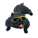 Dog Car Interior Decoration Dashboard Ornament Car Home Decor- Gray