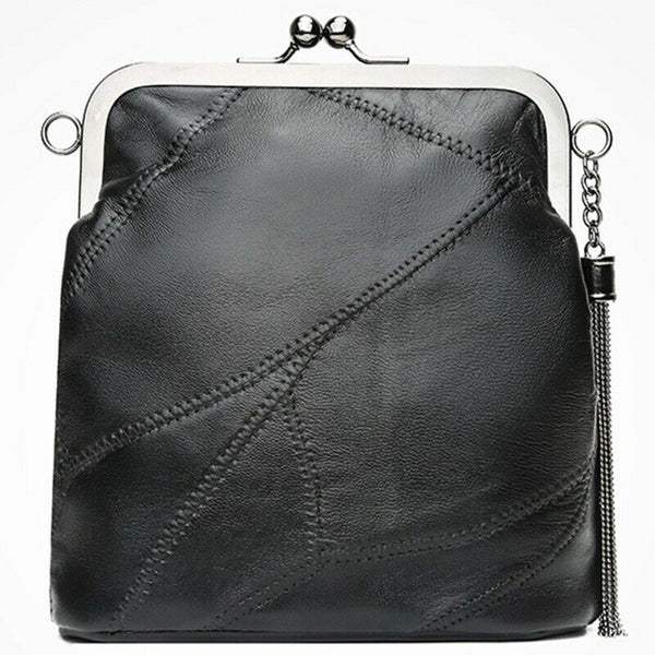 Mini Chain Sheepskin Women Shoulder Bags Solid Rivet Tassel Crossbody Bags  D3H3