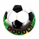 10pcs / lot football party plates football dishes kids birthday party baby  D7O7