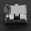 5 Pcs mini USB Type B Female Socket 180 Degree 5-Pin SMD SMT Soldering Jack