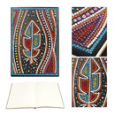 DIY Leaves Special Shaped Diamond Painting 50 Pages A5 Notebook Sketchbook