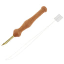 Wooden Handle Hook Crochet Embroidery Beading Hoop Sewing Tool Set DIY Craft FT