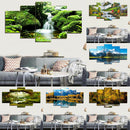 5 Panels HD Modern Art Oil Landscape Painting Canvas Print Wall Picture