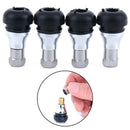 4PCS Black Car Motorcycle Tire Valve Core TR412ac Tire Valve Stems With  OZ
