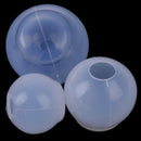 3pcs transparent ball 20/25/30mm pendant mold set silicone mold DIY jwelry make&