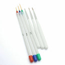 6PCS Acrylic Nail Pen Set Painted Supplies Brush Draw Flower Manicure Tools MHI