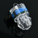LED Deep Drop Underwater Diamond Flash Fishing Light Squid Strobe Bait Blue