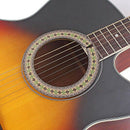 1Pc Classical Guitar Wood Inlaid Soundhole Acoustic Guitar Rosette Wood Par D8S7