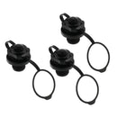 3x Air Valve Caps Inflatable Kayak Boats Boston Valve Universal Boat Tender Pool