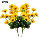2* Small Sunflower Artificial Flower Sunflower Flower Bouquet Touch Plant M6P4