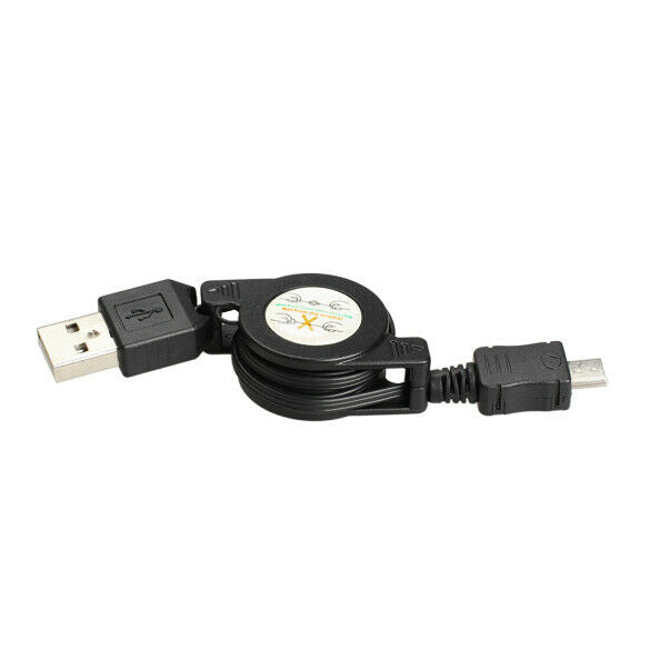 Micro USB to USB Retractable Data Sync Charging Cable Power Adapter  #gib