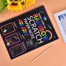 Fun DIY Doodling Drawing Magic Painting Notebook Toys Wood Pen Gi_