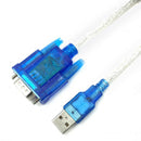 USB to RS232 Serial Port DB9 9 Pin Male COM Port Converter Adapter Cable OZ