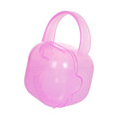 Portable Baby Pacifier Fingertip Toothbrush Container Storage Box (Pink)