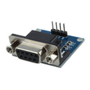 5X(MAX3232 RS232 Serial Port To TTL Converter Module DB9 Connector W/ 4 Ju Y4D2)