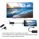 Type-C and Micro USB to HDMI 1080P HD Audio Video Adapter Cable for HDTV A
