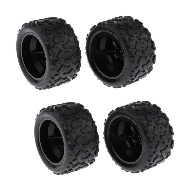 4x Durable Plastic RC Car Car Tires Wheel and Rim RC Car Accessory 65mm