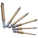 6PCS 4/5/6/8/10 / 12mm Titanium Drill Bit Strawberry Drill Bits Pr Glass Ce X4J6