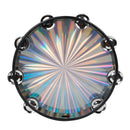 Tambourine for adults 10 inch Handheld Drum Bell Metal Jingles Percussion