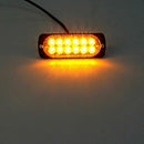 For Car SUV Police Strobe Flash Lights Truck Side Lamp warning 12-24V Amber dh