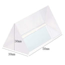 Optical Glass Triple Triangular Prism Physics Refractor Spectrum Light D7W5