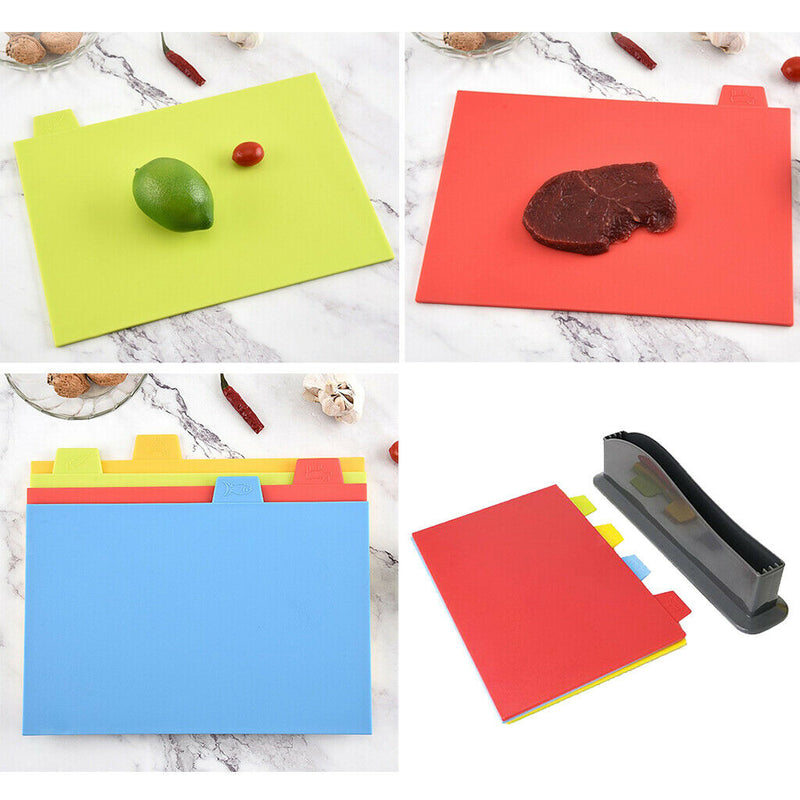 Colorful Kitchen Cutting Board Set of 4 Colored Mats Home Kitchen Bar Restaurant