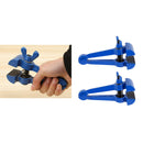 2 Pieces Blue Hand Held Hobby Mini Vise For Jewelry Making Tool 12cm/16cm
