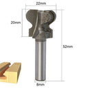 8mm Shank 7/8'' Router Bits Half Round Router Woodworking Cutter