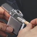 Ash Tray with Lid Key Chain Carabiner Outdoor Mini Portable Ashtray Pocket Size