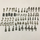 70x Alloy Music Note Charms Jewellery Craft Beading Pendant For DIY Necklace
