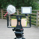 Cage Rig Stabilizer Smartphones Video Film Production Double Handle E8Z8