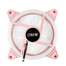 12V 120mm PC Case Fan 3-Pin + 4D Quiet Dual Rings Computer Case Cooling Fan